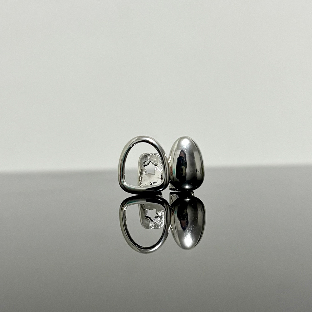 Body Jewelry Men - RACHELZ Hip Hop Gemengde Dubbele Holle