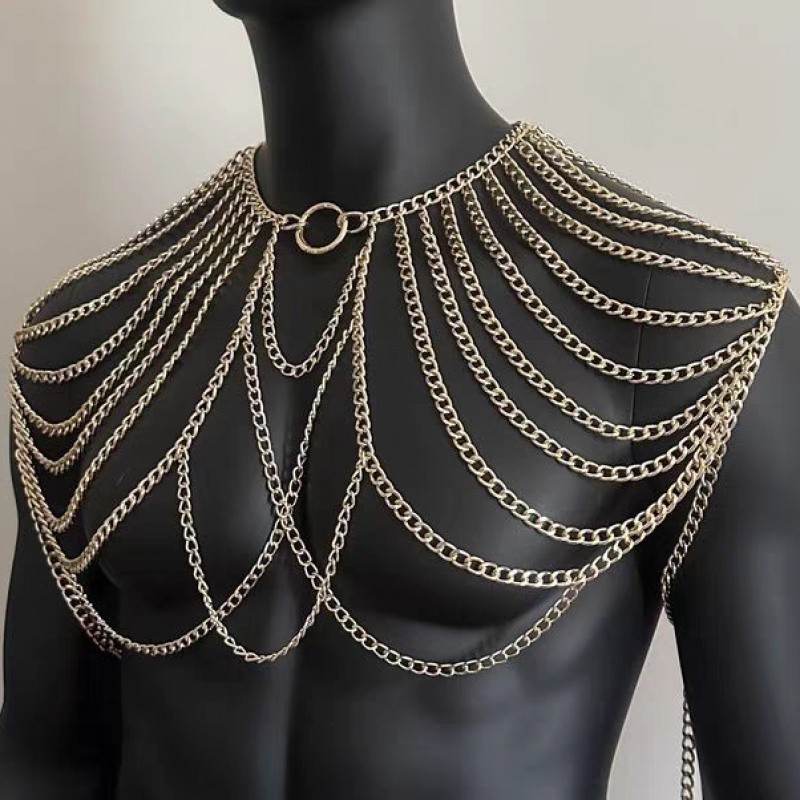 Body Jewelry Men - Body Chain voor heren Sieraden Langerie
