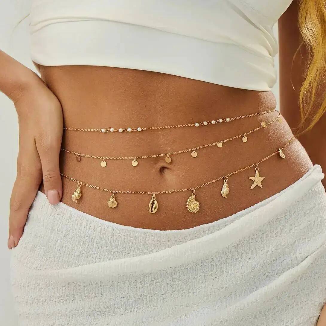 Body Jewelry Online - IngeSight.Z 3 stks/set Boho Zeester Conch