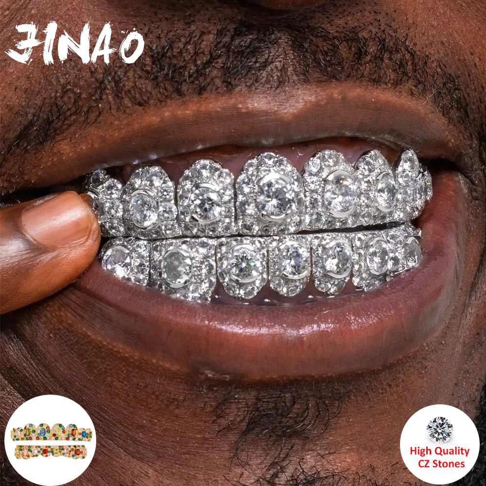 Body Jewelry Men - JINAO Hip Hop Volledig Iced Out