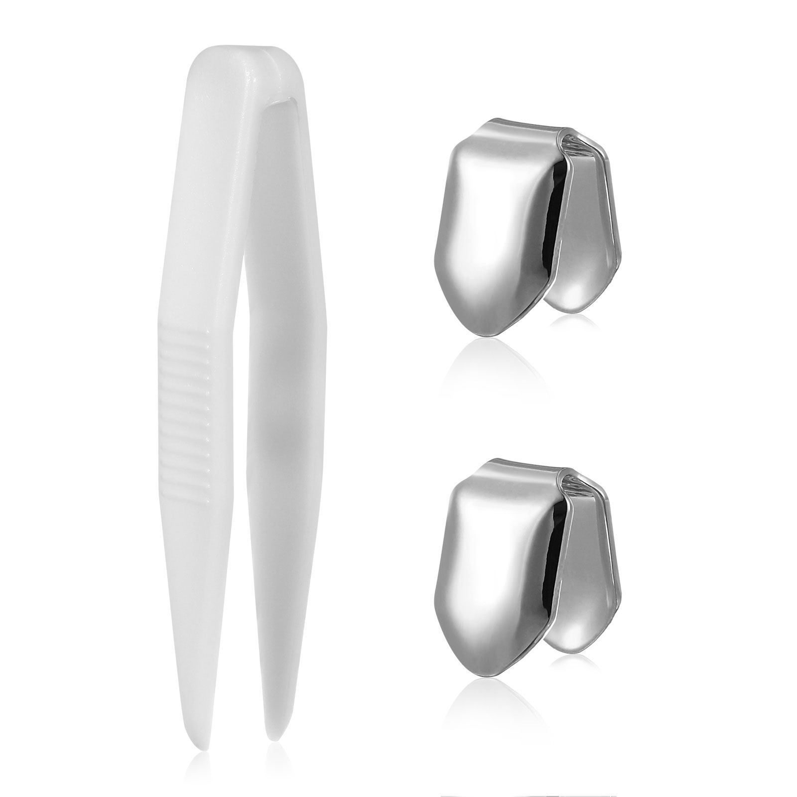 Body Jewelry Videos - 2 stuks Tandgrill Hip Hop Gouden