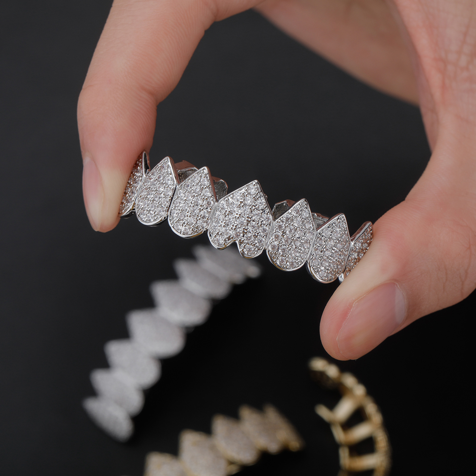 RACHELZ Hip Hop 8/8 Iced Out C - Body Jewelry Men recensie en prijs