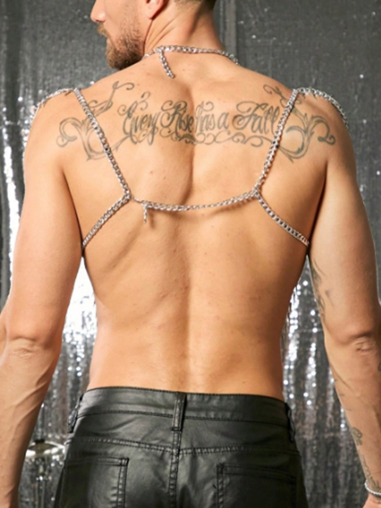 Kwasten Keten Lichaam Schouder - Body Jewelry Men recensie en prijs