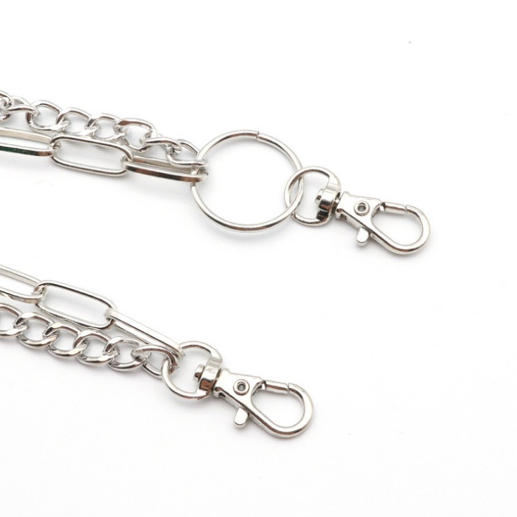 Dubbele ketting metalen cirkel - Body Jewelry Men recensie en prijs