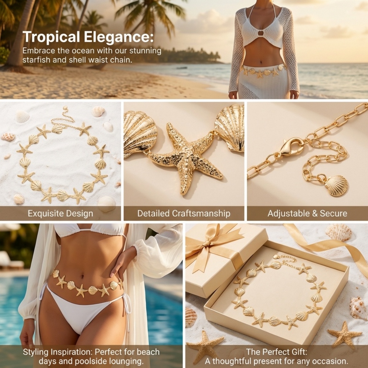 Zomerstrand Metalen ZeeSter Sc - Body Jewelry Men recensie en prijs