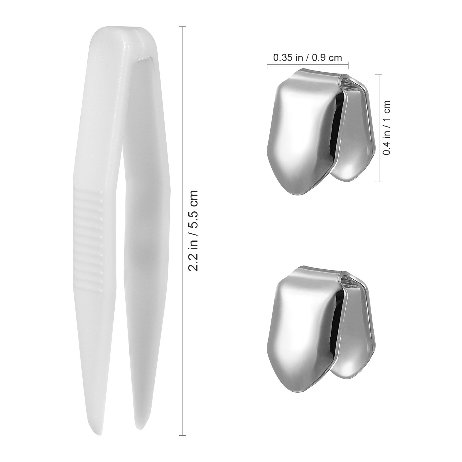 2 stuks hiphop-tandgrill, glan - Body Jewelry Videos recensie en prijs