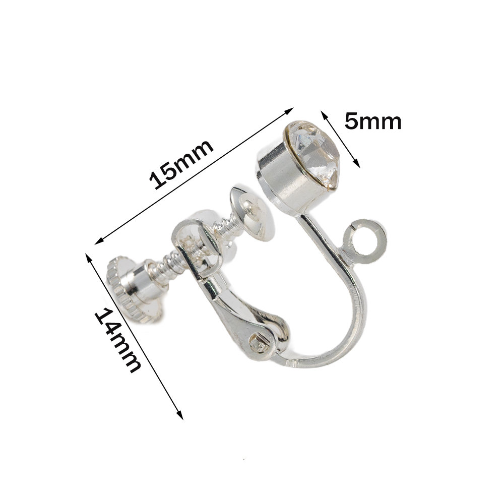 10 stuks messing clip op oorbe - Body Jewellery recensie en prijs