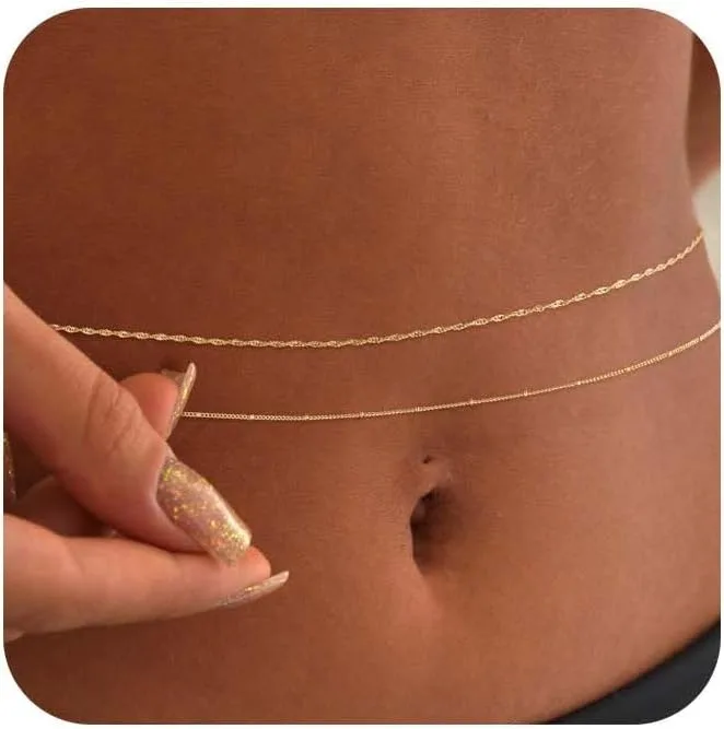 14k Vergulde 26-33Inch Verstel - Body Jewelry Online recensie en prijs