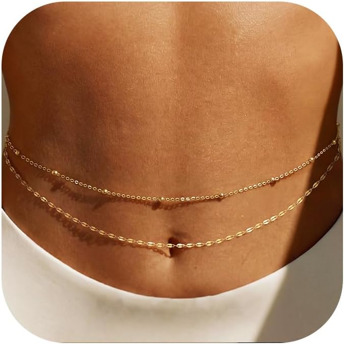 14K verguld gouden tailleketti - Body Jewelry Online recensie en prijs